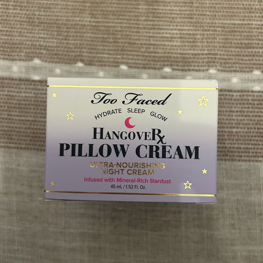 Too Faced pillow cream
